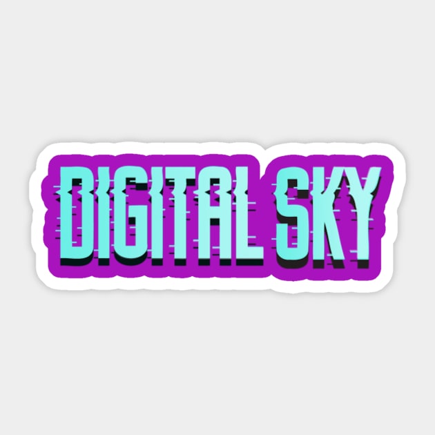 Miscellaneous Items: Digital Sky (Purple) Sticker by DigitalSky